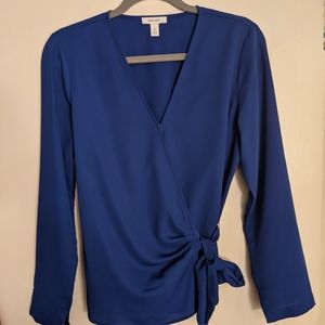 Nine West Wrap Blouse